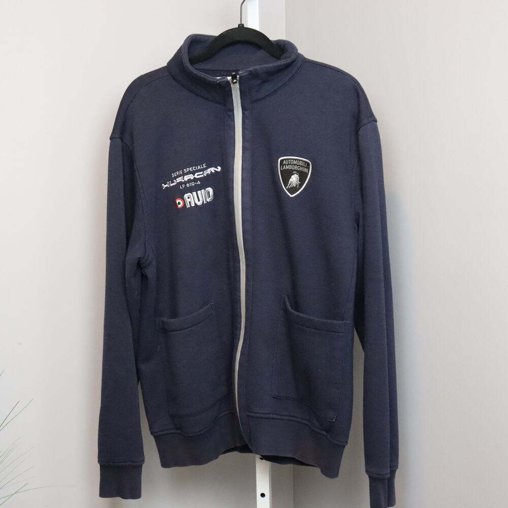 Automobili Lamborghini Huracán Avio Series Speciale Zip‎ Jacket – XXL Navy Blue